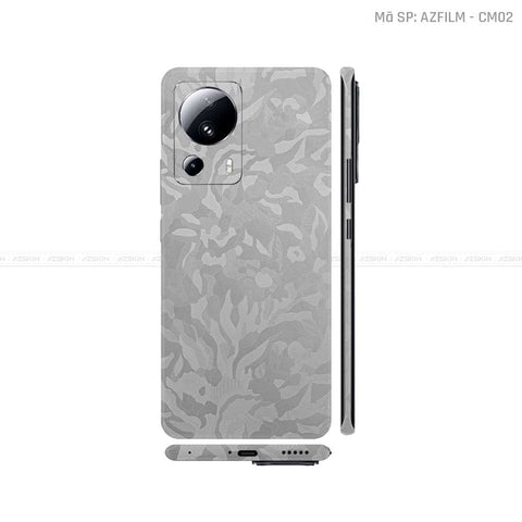 Dán Skin Xiaomi 13 Series Màu Camo Xám | CM02