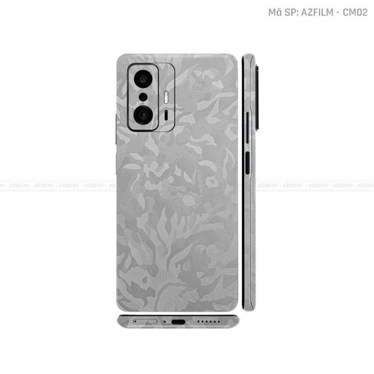 Dán Skin Xiaomi 11 Series Màu Xám Camo | CM02
