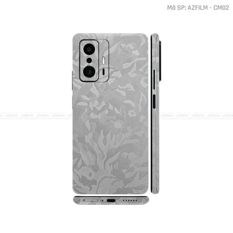 Dán Skin Xiaomi 11 Series Màu Xám Camo | CM02