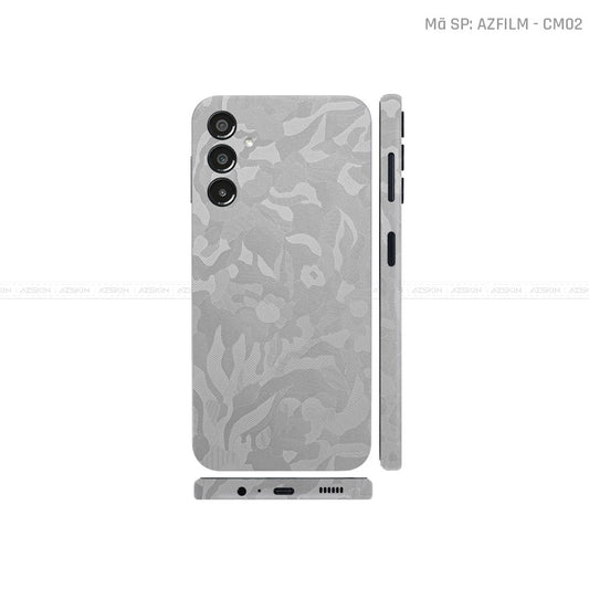 Dán Skin Galaxy A Series Vân Camo Bạc | CM02