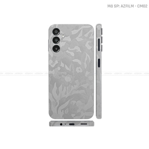 Dán Skin Galaxy A Series Vân Camo Bạc | CM02