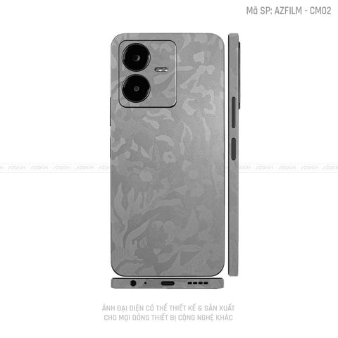 Dán Skin Vivo Y Series Vân Camo Xám | CM02