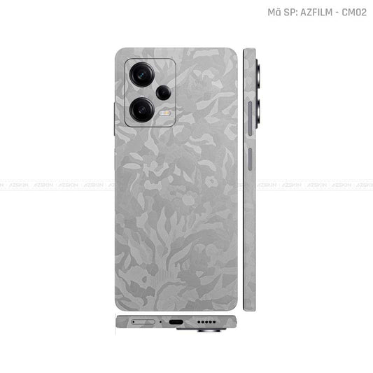 Dán Skin Xiaomi Redmi Note 12 Series Đổi Màu Xám Camo | CM02