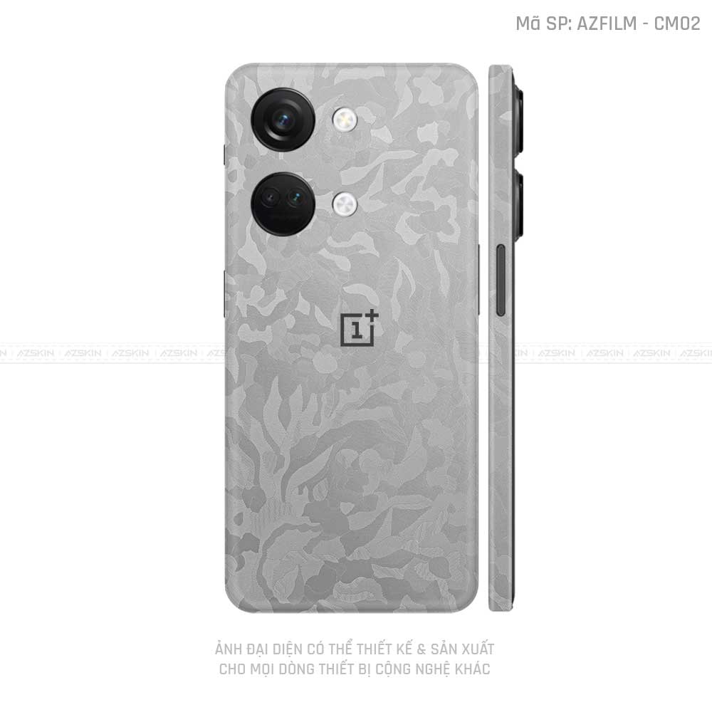 Dán Skin Oneplus Nord Series Vân Camo Xám | CM02