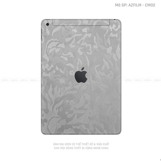 Dán Skin IPad Gen Series Vân Camo Xám | CM02