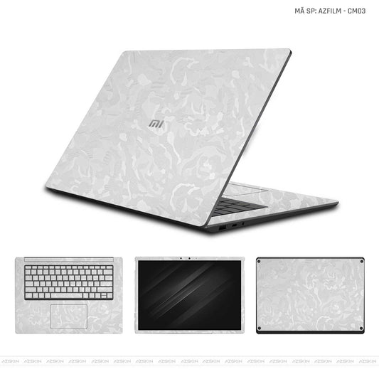 Dán Skin Laptop Xiaomi Vinyl Series Màu Camo Trắng | CM03