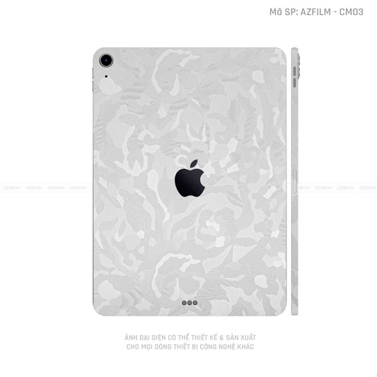 Dán Skin IPad Mini Series Vân Camo Trắng | CM03