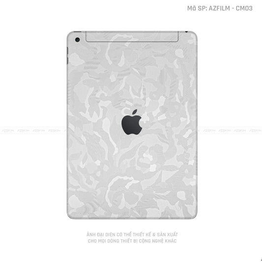 Dán Skin IPad Gen Series Vân Camo Trắng | CM03