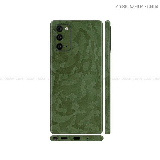 Dán Skin Galaxy Note 20 Series Vân Camo Xanh | CM04