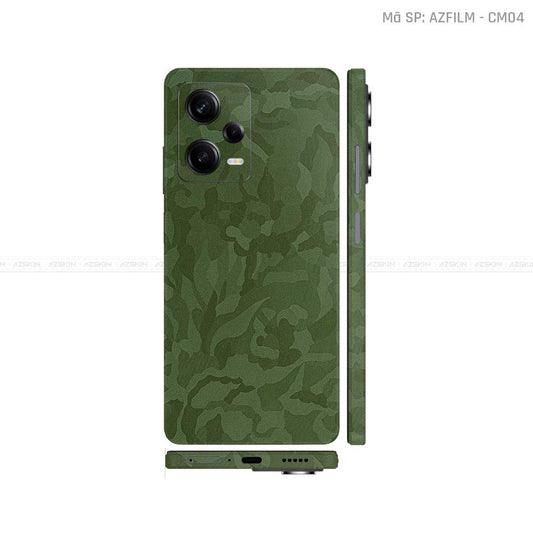Dán Skin Xiaomi Redmi Note 12 Series Đổi Màu Xanh Camo | CM04