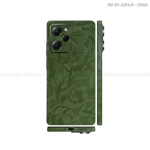 Dán Skin POCO Series Màu Xanh Camo | CM04