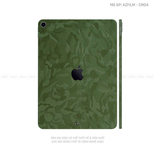 Dán Skin IPad Mini Series Vân Camo Xanh | CM04