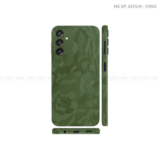 Dán Skin Galaxy A Series Vân Camo Xanh | CM04