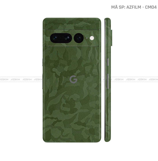 Dán Skin Google Pixel 8 Series Vân Camo Xanh | CM04