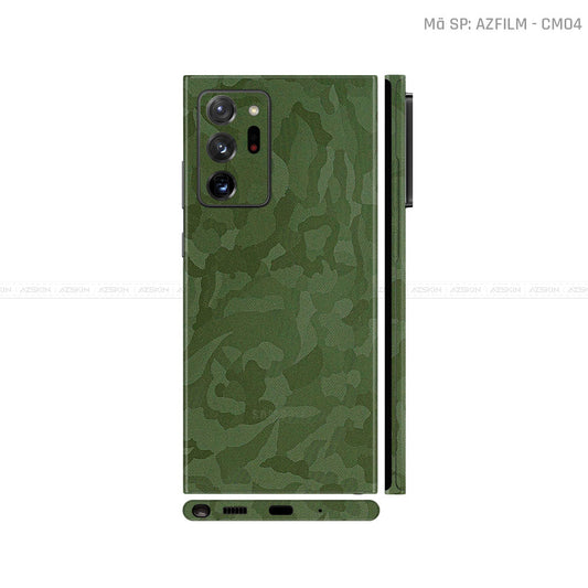 Dán Skin Galaxy Note 20 Series Vân Camo Xanh | CM04
