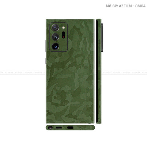 Dán Skin Galaxy Note 20 Series Vân Camo Xanh | CM04