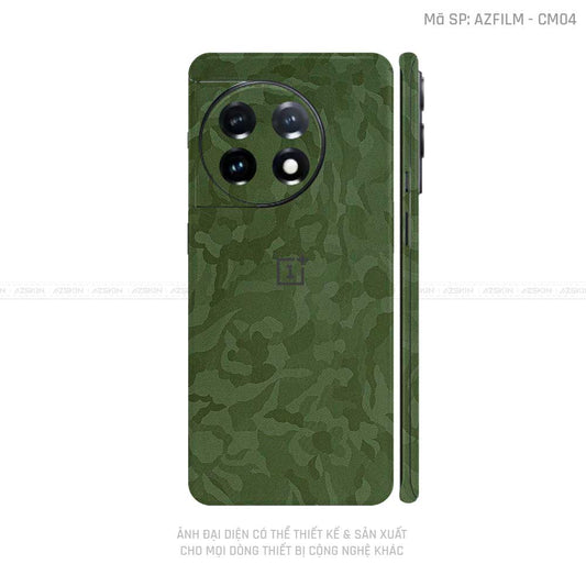 Dán Skin Oneplus 11 Series Vân Camo Xanh | CM04