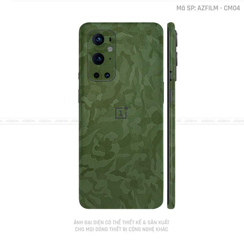 Dán Skin Oneplus 8/9 Series Vân Camo Xanh | CM04