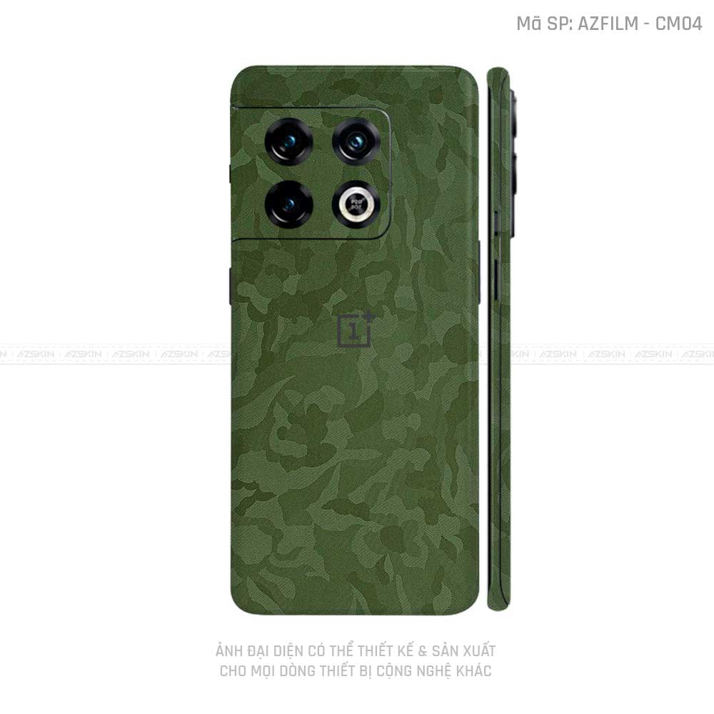 Dán Skin Oneplus 10 Series Vân Camo Xanh | CM04