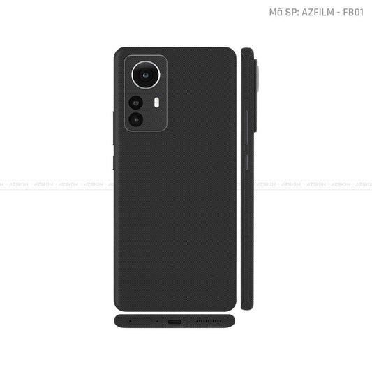 Dán Skin Xiaomi 12 Series Màu Fabric Đen | FB01