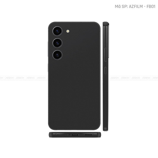 Dán Skin Samsung Galaxy S24 Series Vân Fabic Black | FB01