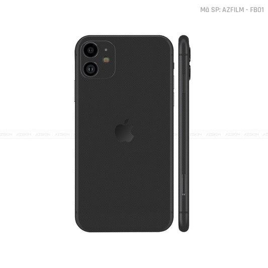 Dán Skin IPhone 11 Series Vân Fabic Black | FB01