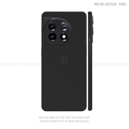 Dán Skin Oneplus Ace Series Vân Fabic Black | FB01