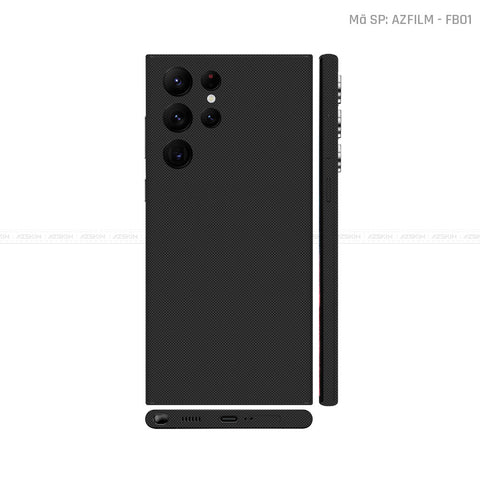 Dán Skin Galaxy S22 Series Vân Fabic Black | FB01