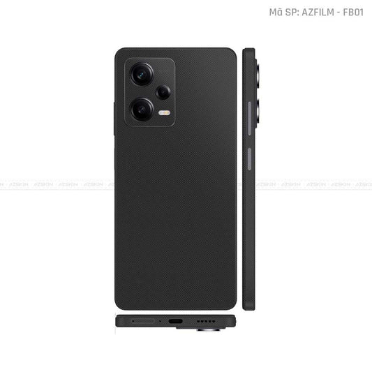 Dán Skin Xiaomi Redmi Note 12 Series Đổi Màu Fabric Đen | FB01