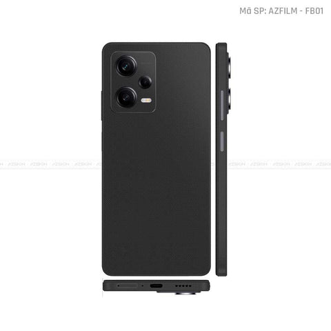 Dán Skin Xiaomi Redmi Note 12 Series Đổi Màu Fabric Đen | FB01
