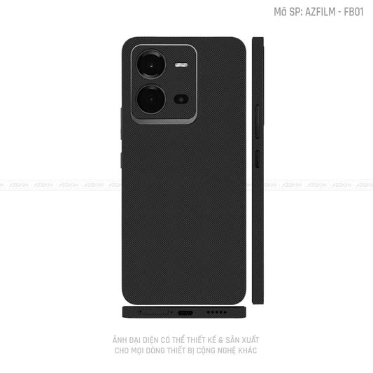 Dán Skin Vivo V Series Vân Fabic Black | FB01