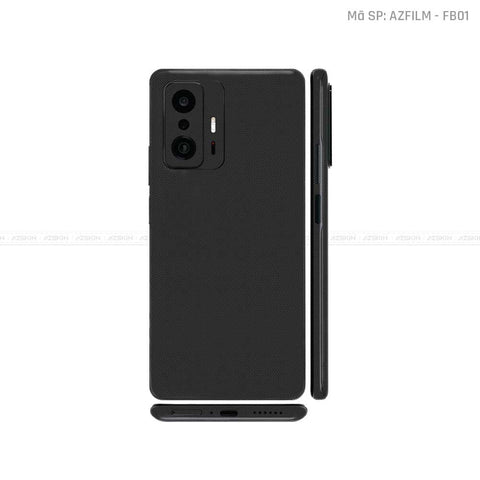 Dán Skin Xiaomi 11 Series Màu Đen Fabric | FB01