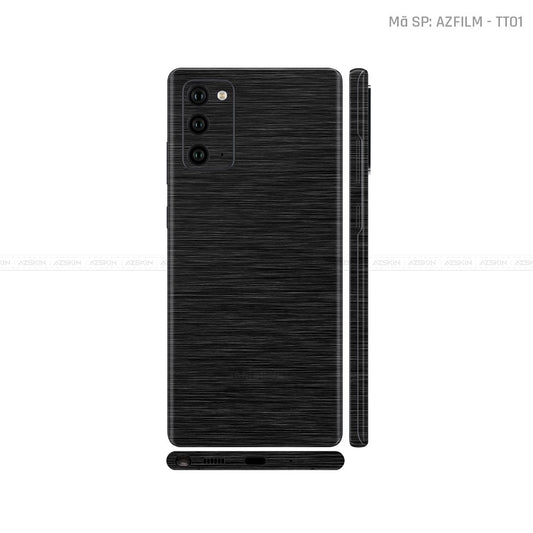 Dán Skin Galaxy Note 20 Series Vân Titan Xước Đen | TT01