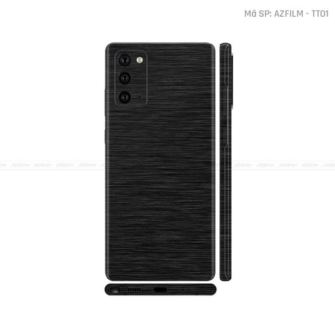 Dán Skin Galaxy Note 20 Series Vân Titan Xước Đen | TT01