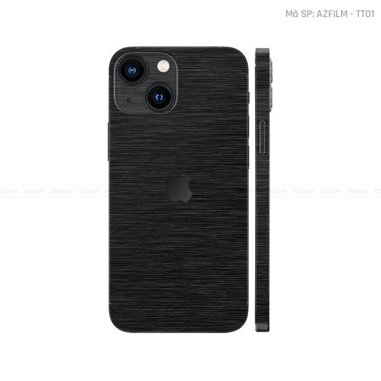 Dán Skin IPhone 14 Series Vân Xước Titan Đen | TT01