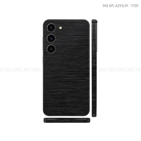 Dán Skin Galaxy S23 Series Vân Xước Titan Đen | TT01