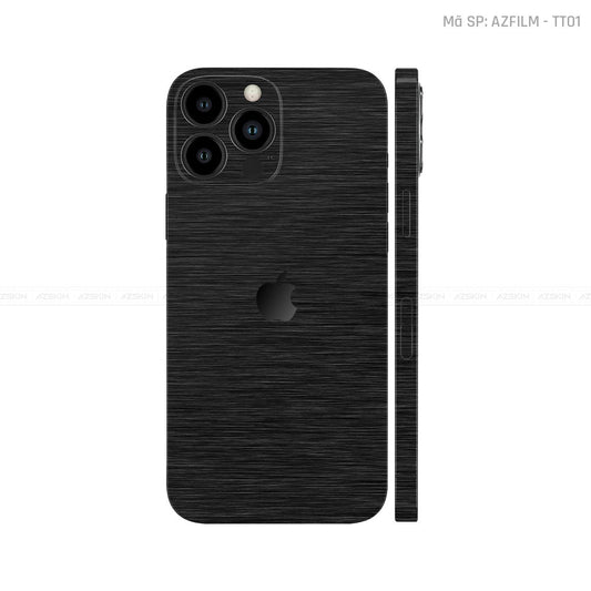 Dán Skin IPhone 14 Series Vân Xước Titan Đen | TT01