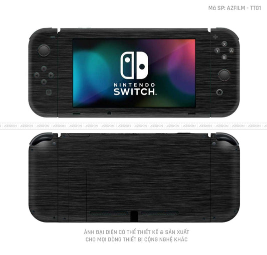 Dán Skin Máy Chơi Game Nintendo Switch Vân Titan Đen | TT01
