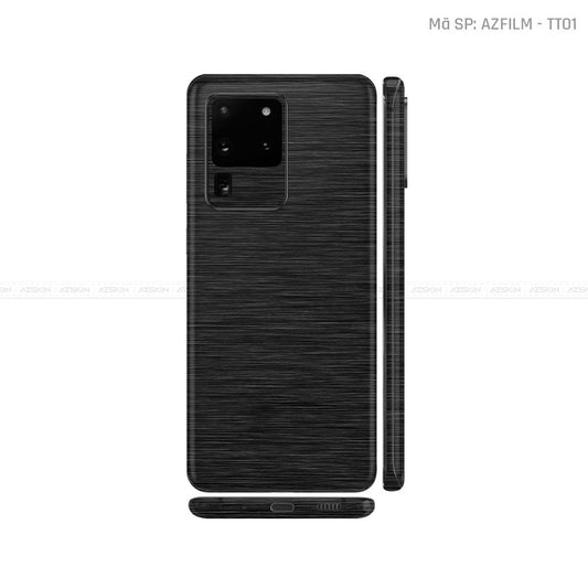 Dán Skin Galaxy S20 Series Vân Titan Xước Đen | TT01