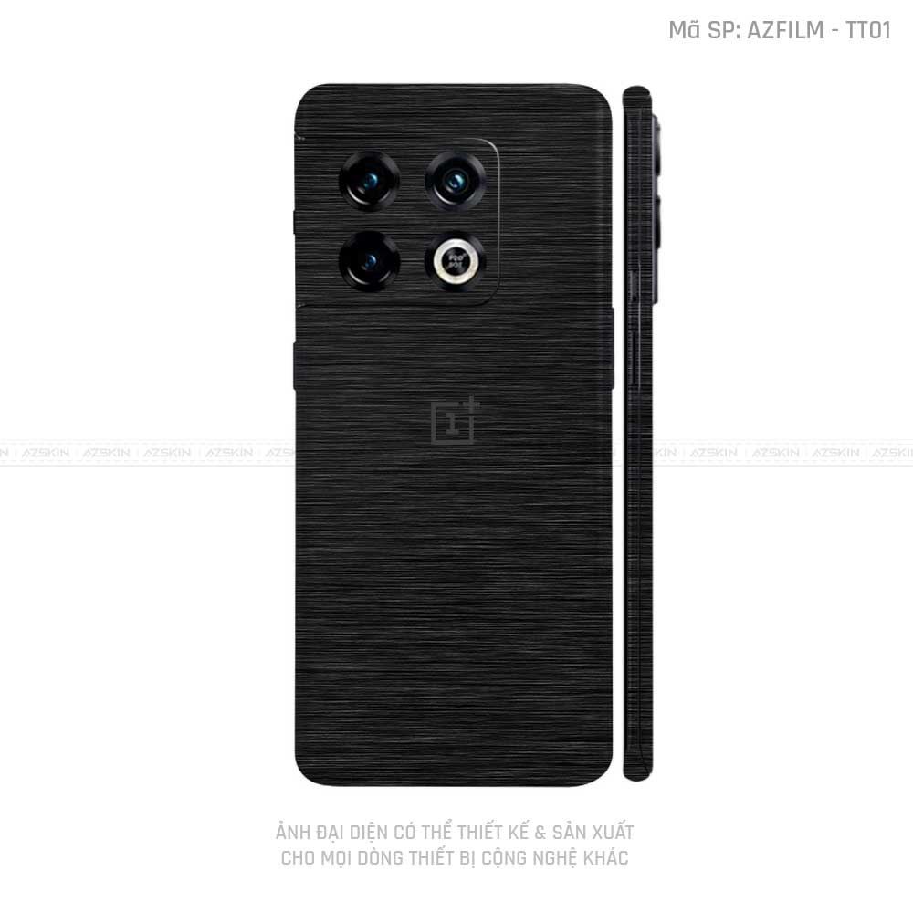 Dán Skin Oneplus 10 Series Vân Xước Titan Đen | TT01