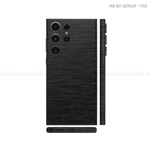 Dán Skin Galaxy S23 Series Vân Xước Titan Đen | TT01