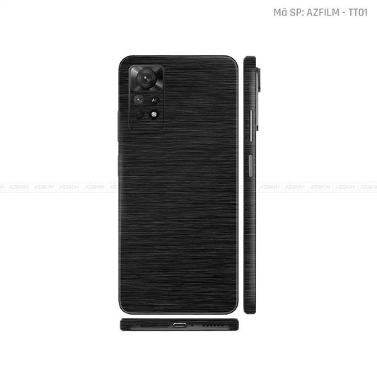 Dán Skin Xiaomi Redmi Note 11 Series Màu Đen Xước | TT01