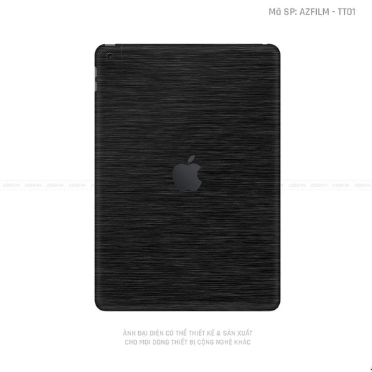Dán Skin IPad Gen Series Vân Titan Xước Đen | TT01