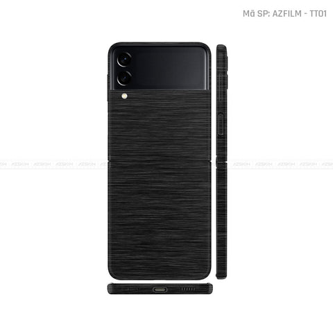 Dán Skin Galaxy Zflip3 Vân Titan Xước Đen | TT01