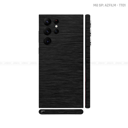 Dán Skin Galaxy S22 Series Vân Titan Xước Đen | TT01