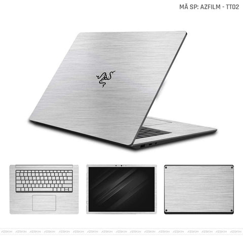 Dán Skin Laptop Razer Vân Titan Xước Bạc | TT02