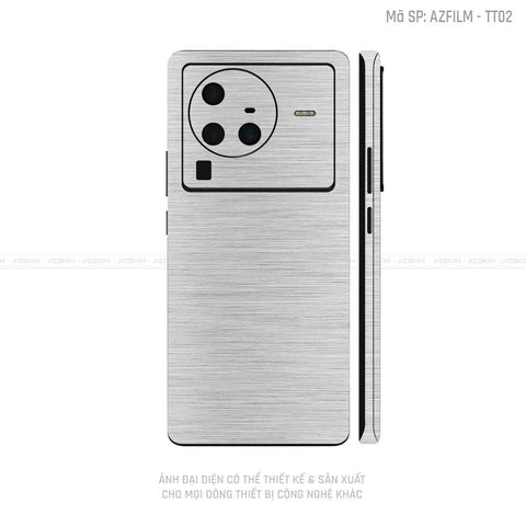 Dán Skin Vivo X Series Vân Titan Xước Bạc | TT02