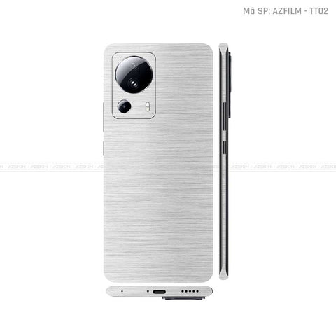 Dán Skin Xiaomi 13 Series Màu Bạc Xước | TT02