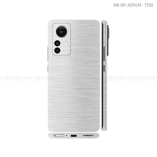 Dán Skin Xiaomi 12 Series Màu Bạc Xước | TT02