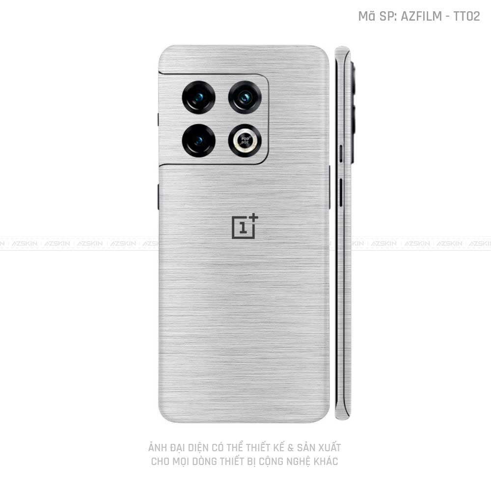 Dán Skin Oneplus 10 Series Vân Xước Titan Bạc | TT02